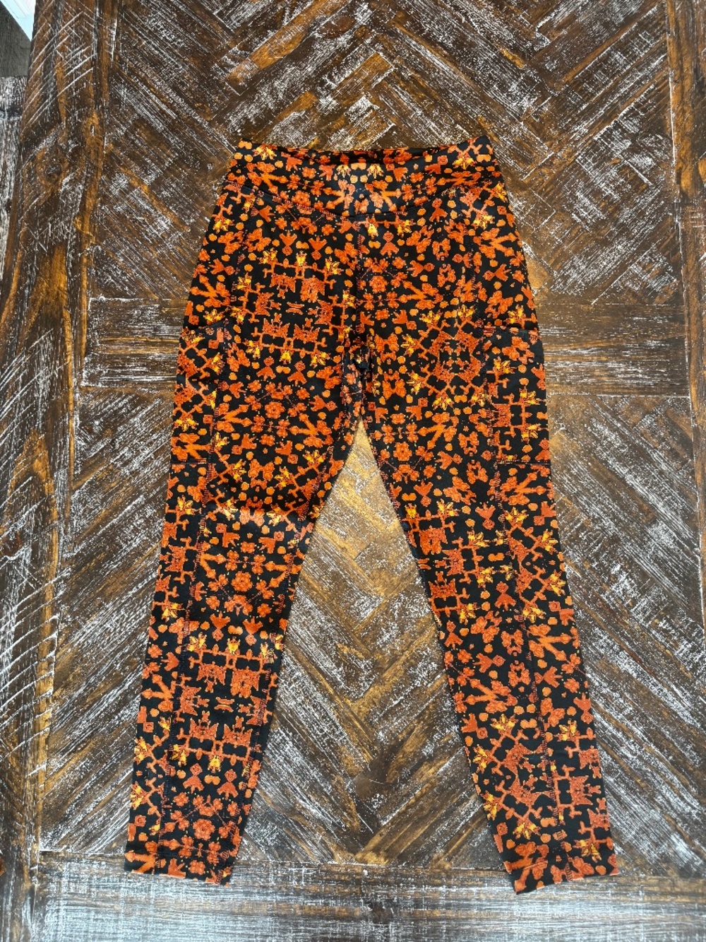Coldwater Creek Printed Performance Leggings Petite Small